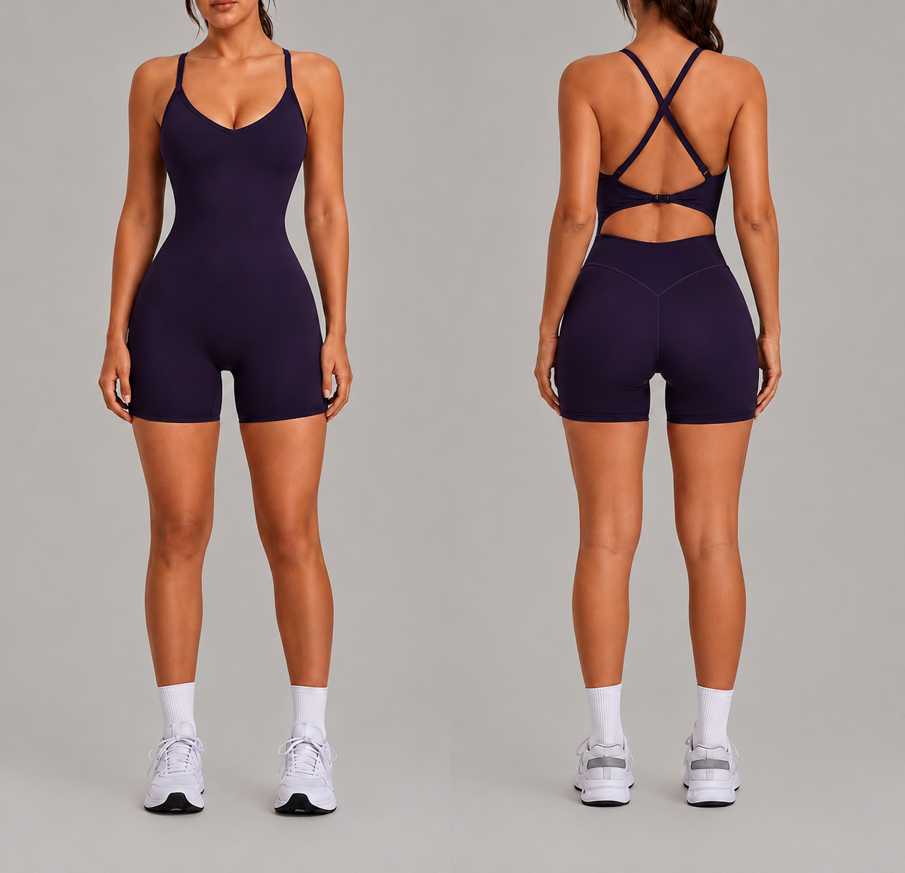 Sculpt Crossback Romper