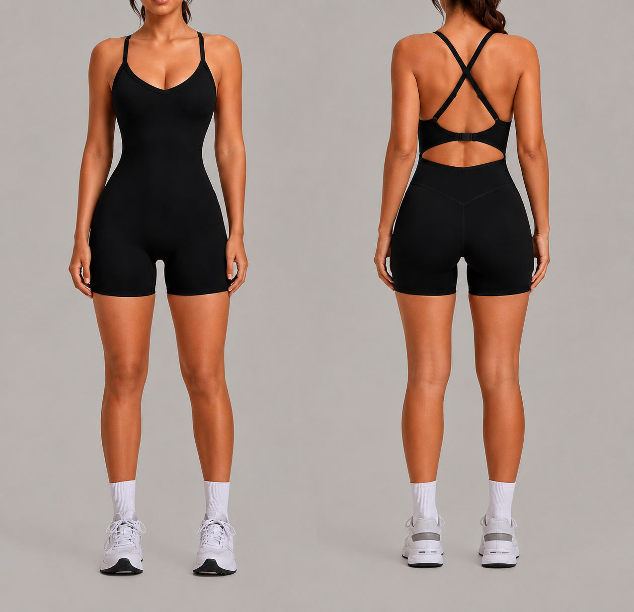 Sculpt Crossback Romper